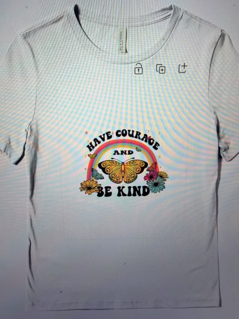 Have Courage and Be Kind White Graphic Tee - Shirts & Tops